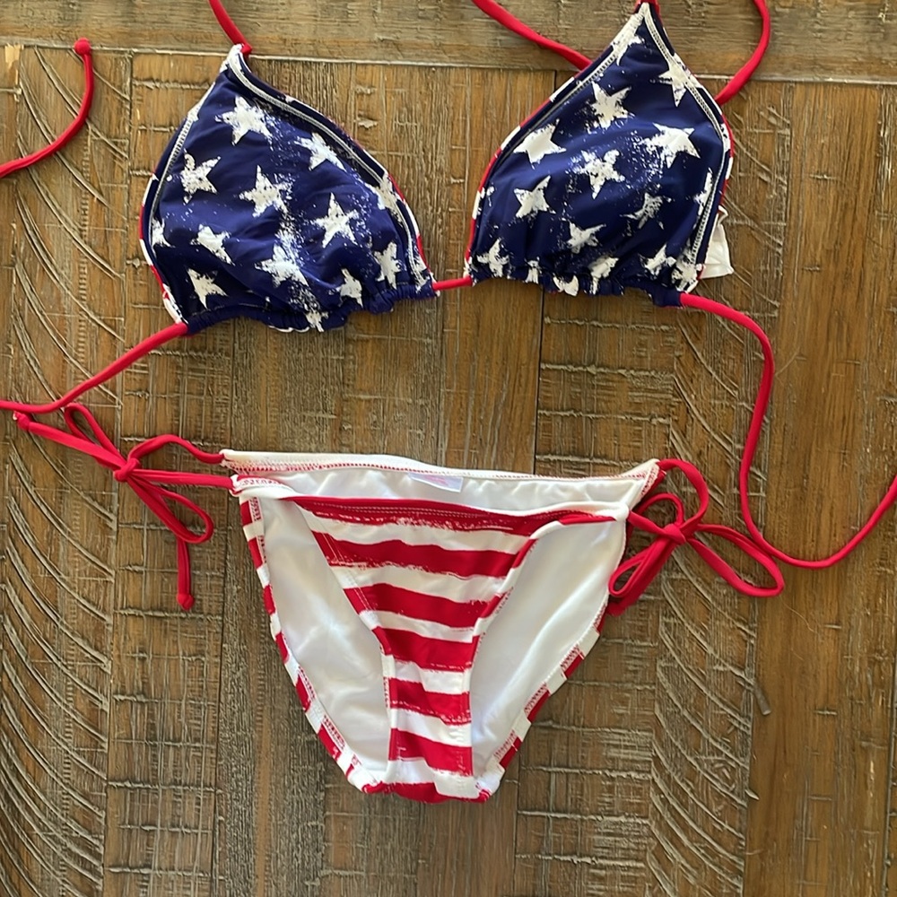 American flag bikini